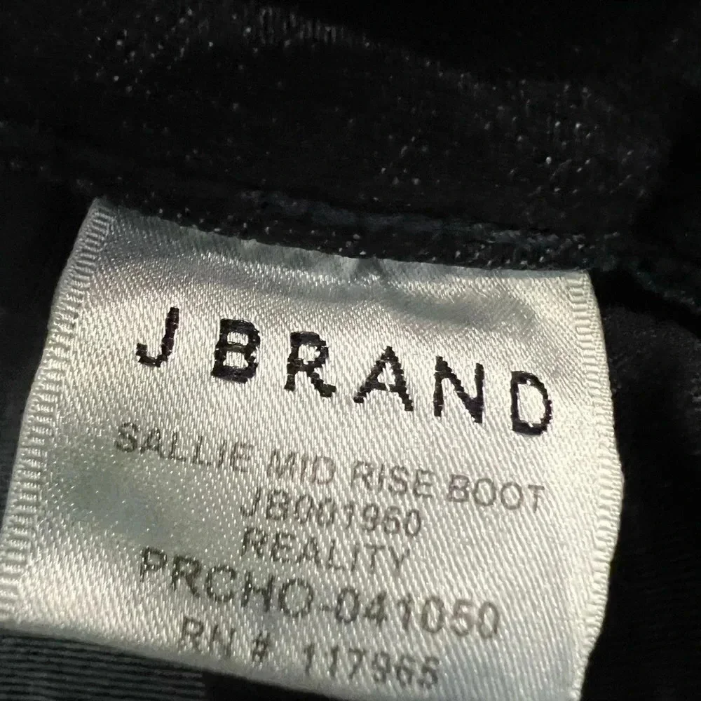 J brand Sallie Mid Rise Boot Cut Jeans